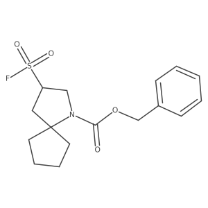 Benzyl 3-(fluorosulfonyl)-1-azaspiro[4.4]nonane-1-carboxylate Structure