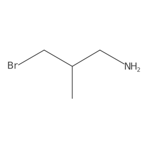(2R)-3-bromo-2-methylpropan-1-amine Structure
