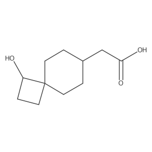 2-(1-Hydroxyspiro[3.5]nonan-7-yl)acetic acid Structure