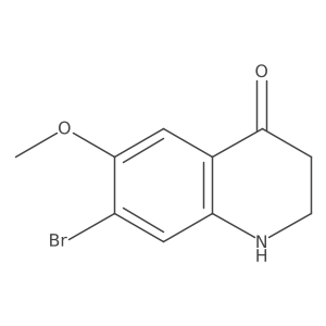 7-Bromo-6-methoxy-2,3-dihydroquinolin-4(1H)-one Structure