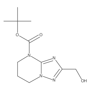 tert-butyl 2-(hydroxymethyl)-4H,5H,6H,7H-[1,2,4]triazolo[1,5-a]pyrimidine-4-carboxylate Structure