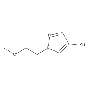 1-(2-methoxyethyl)-1H-pyrazole-4-thiol Structure