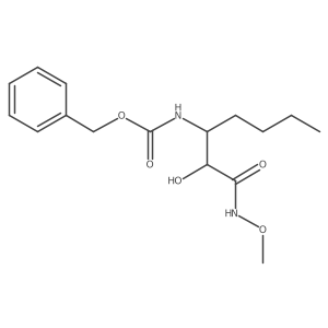 benzyl N-[1-hydroxy-1-(methoxycarbamoyl)hexan-2-yl]carbamate结构式