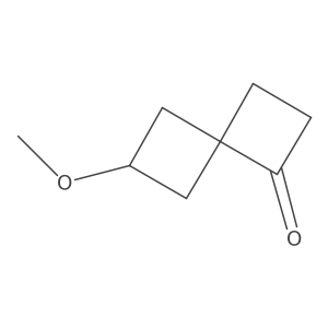 6-Methoxyspiro[3.3]heptan-1-one Structure