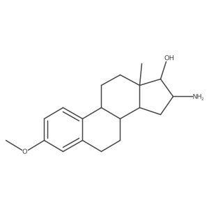16beta-Amino-3-methoxy-estra-1,3,5(10)-triene-17alpha-ol结构式