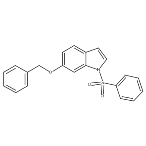 1-benzenesulfonyl-6-benzyloxy-1H-indole Structure