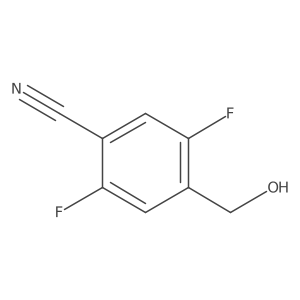 2,5-Difluoro-4-(hydroxymethyl)benzonitrile Structure