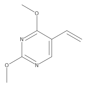2,4-Dimethoxy-5-vinylpyrimidine结构式