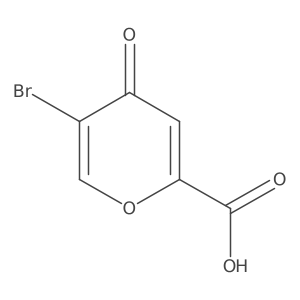 5-Bromo-4-oxo-4H-pyran-2-carboxylic acid结构式