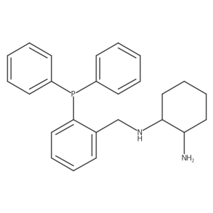 (1R,2R)-N1-(2-(Diphenylphosphino)benzyl)cyclohexane-1,2-diamine Structure