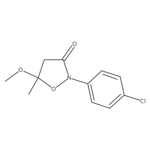 3-Isoxazolidinone,2-(4-chlorophenyl)-5-methoxy-5-methyl- Structure