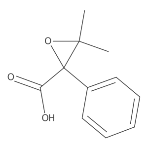 3,3-Dimethyl-2-phenyloxirane-2-carboxylic acid结构式
