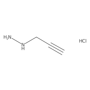 (Prop-2-yn-1-yl)hydrazine hydrochloride结构式