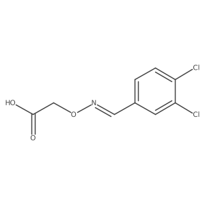 2-[[[(3,4-Dichlorophenyl)methylene]amino]oxy]acetic acid结构式