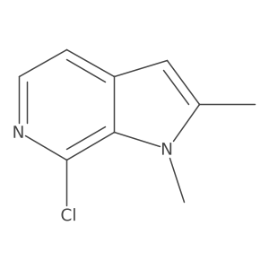 7-Chloro-1,2-dimethyl-1h-pyrrolo[2,3-c]pyridine Structure