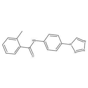 2-methyl-N-[4-(1H-tetrazol-1-yl)phenyl]benzamide Structure