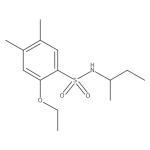[(2-Ethoxy-4,5-dimethylphenyl)sulfonyl](methylpropyl)amine结构式