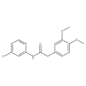 N-(4-chloro-2-pyridinyl)-3,4-dimethoxybenzeneacetamide Structure