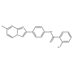 2-bromo-N-(4-(7-methylimidazo[1,2-a]pyrimidin-2-yl)phenyl)benzamide Structure