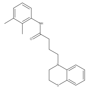 N-(2,3-Dimethylphenyl)-2,3-dihydro-4H-1,4-benzothiazine-4-butanamide结构式