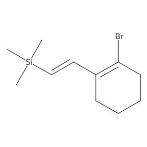 [(E)-2-(2-bromocyclohexen-1-yl)ethenyl]-trimethylsilane结构式