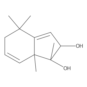 2,2,6,7-Tetramethylbicyclo[4.3.0]nona-1(9),4-diene-7,8-diol Structure