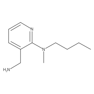 3-(aminomethyl)-N-butyl-N-methylpyridin-2-amine结构式