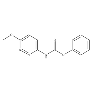 Phenyl (6-methoxypyridazin-3-yl)carbamate Structure