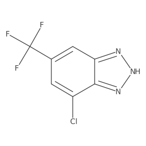 4-Chloro-6-(trifluoromethyl)-1,2,3-benzotriazole Structure