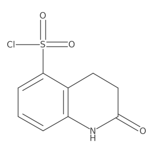 2-Oxo-1,2,3,4-tetrahydroquinoline-5-sulfonyl chloride Structure