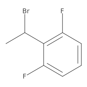 2-(1-Bromoethyl)-1,3-difluorobenzene结构式