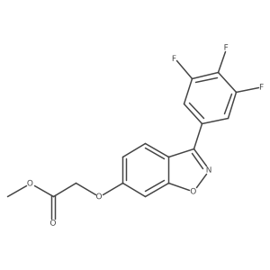 Methyl {[3-(3,4,5-trifluorophenyl)-1,2-benzoxazol-6-yl]oxy}acetate Structure