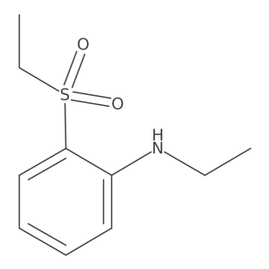 2-(ethanesulfonyl)-N-ethylaniline Structure