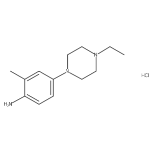 4-(4-Ethylpiperazin-1-yl)-2-methylaniline hydrochloride Structure