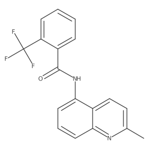 N-(2-methylquinolin-5-yl)-2-(trifluoromethyl)benzamide Structure