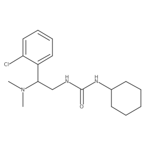 1-(2-(2-Chlorophenyl)-2-(dimethylamino)ethyl)-3-cyclohexylurea Structure