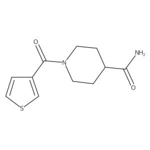 1-(Thiophene-3-carbonyl)piperidine-4-carboxamide Structure