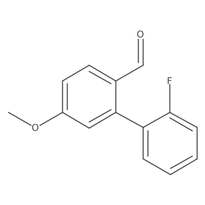 2'-Fluoro-5-methoxybiphenyl-2-carboxaldehyde Structure