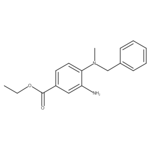 Ethyl 3-amino-4-[benzyl(methyl)amino]benzoate Structure