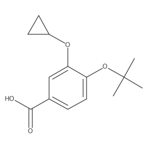 4-Tert-butoxy-3-cyclopropoxybenzoic acid Structure