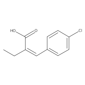 (2e)-2-[(4-Chlorophenyl)methylidene]butanoic acid结构式