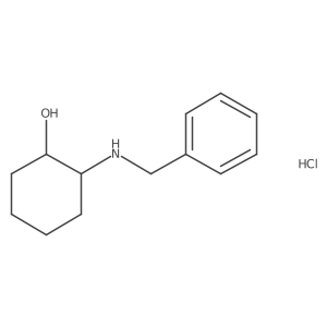 (1R,2R)-2-(benzylamino)cyclohexan-1-ol hydrochloride结构式