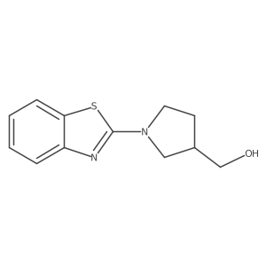 (1-(Benzo[d]thiazol-2-yl)pyrrolidin-3-yl)methanol Structure