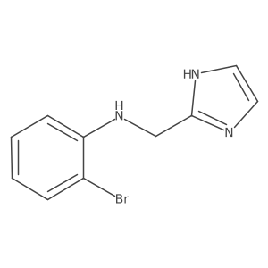 2-bromo-N-(1H-imidazol-2-ylmethyl)aniline Structure