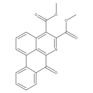 Dimethyl 7-oxo-7H-dibenzo[de,g]quinoline-4,5-dicarboxylate结构式