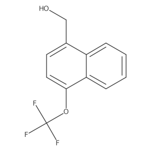 1-(Trifluoromethoxy)naphthalene-4-methanol结构式