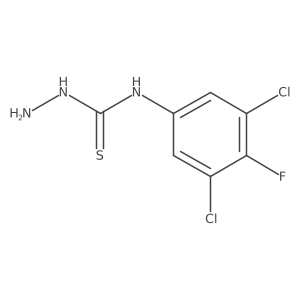 4-(3,5-Dichloro-4-fluorophenyl)thiosemicarbazide Structure