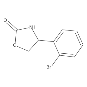 4-(2-Bromophenyl)oxazolidin-2-one结构式