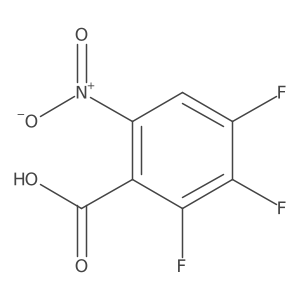 2,3,4-Trifluoro-6-nitrobenzoic acid Structure
