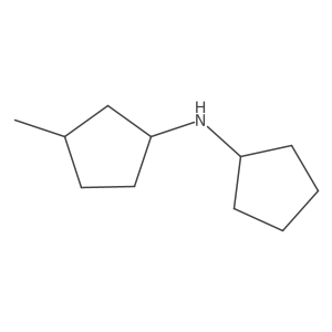 N-cyclopentyl-3-methylcyclopentan-1-amine Structure